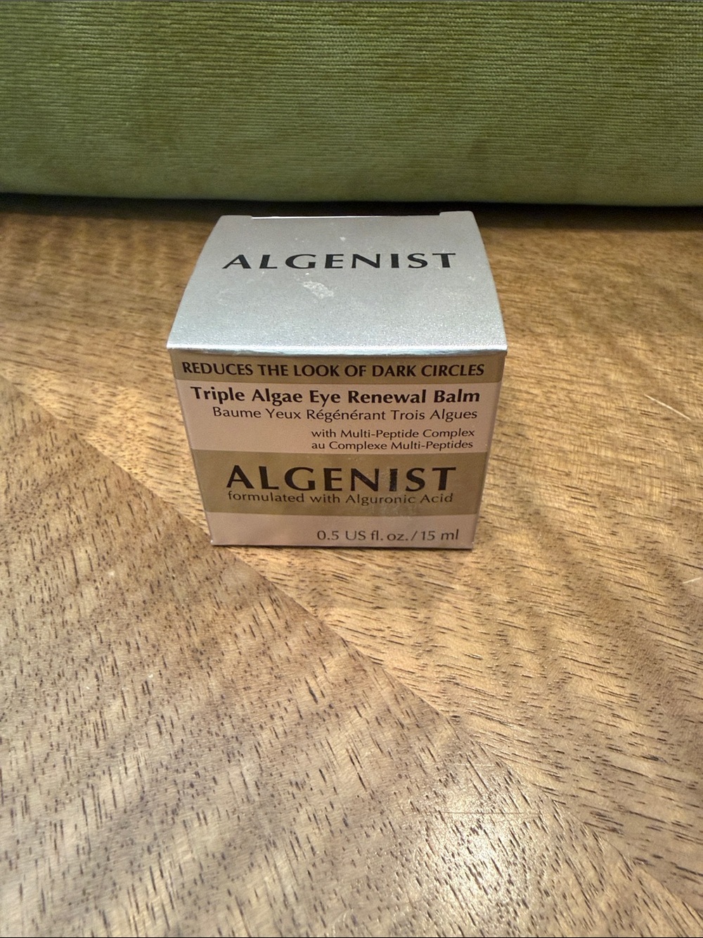 Algenist Triple Algae Eye Renewal Balm - Metallic Silver & Green